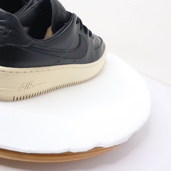 NIKE W AF1 SAGE LOW BLCK/BLCK-WHITE [AR5339 002] size us 7 - Picture 7 of 10